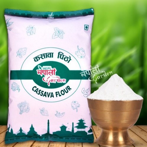 Cassava Flour (Kasava ko Pitho) — Nepali Garden, Nepal