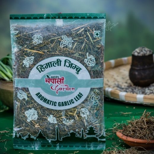 Himali Jimbu - Aromatic Garlic Leaf — Nepali Garden, Nepal - Himalayan belt