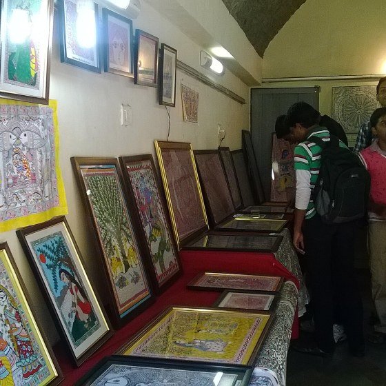 Mithila Painting on Handmade Paper — Handicrafts & Metalwork