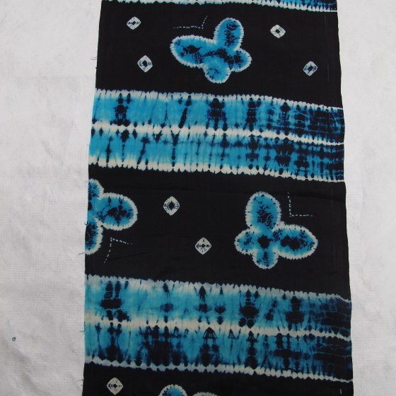 Pashmina–Silk Stole, Indigo — Pashmina & Cashmere
